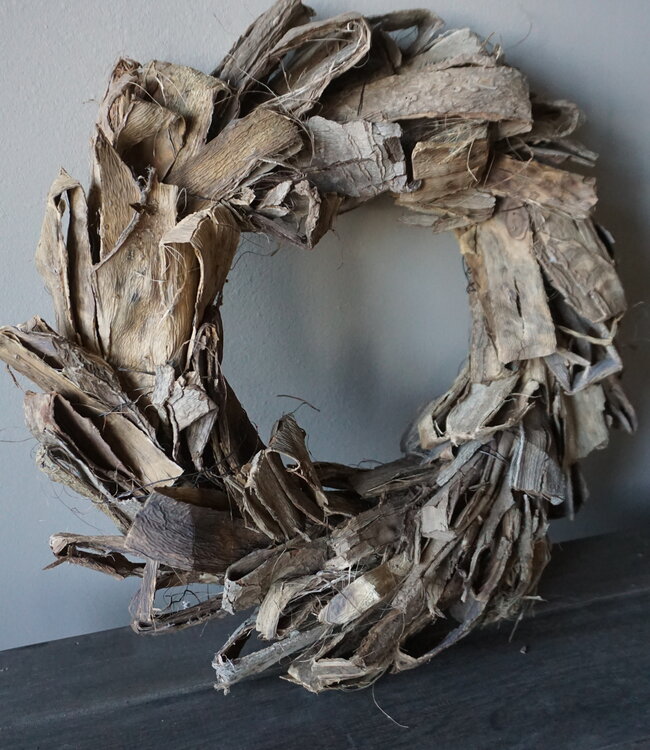 Rene Houtman Krans | Agave | Naturel | H10 x D40 cm