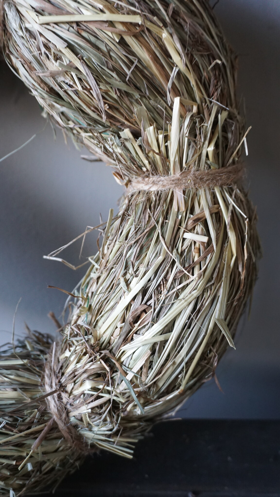 Rene Houtman Krans | Stro | Naturel | H10 x D30 cm