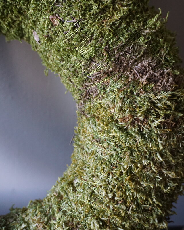 Rene Houtman Krans | Mos | Naturel | 3 Maten!
