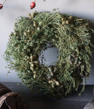 Rene Houtman Krans | Klok | Groen | 2 Maten!