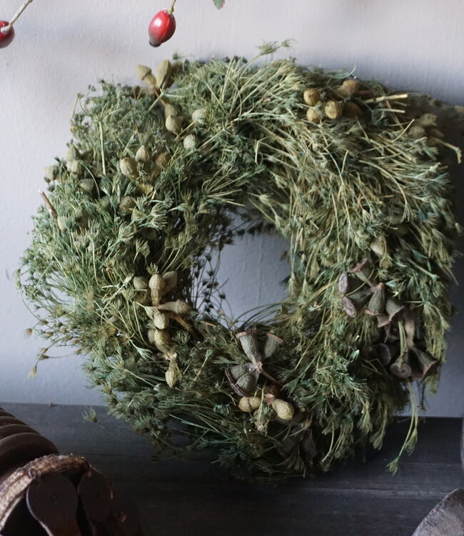 Rene Houtman Krans | Klok | Groen | 2 Maten!