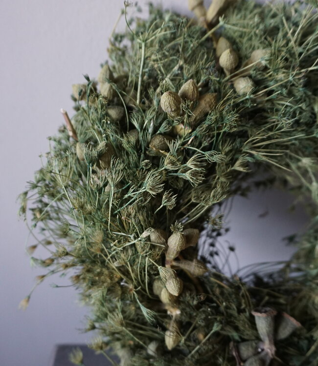 Rene Houtman Krans | Klok | Groen | 2 Maten!