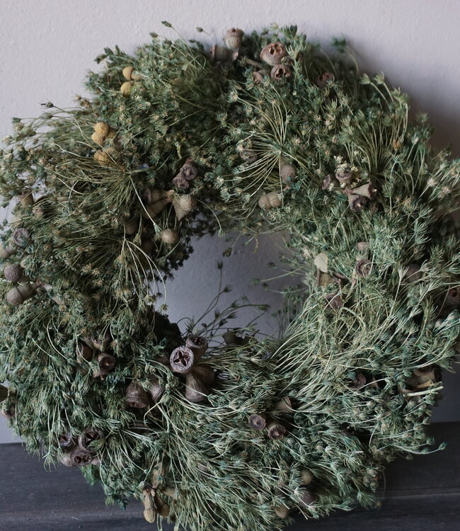 Rene Houtman Krans | Klok | Groen | 2 Maten!