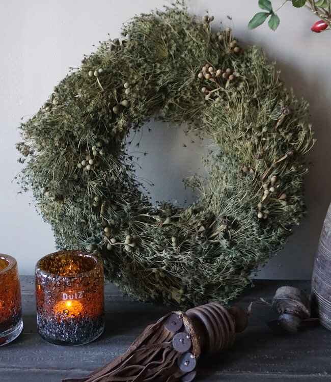 Rene Houtman Krans | Klok | Groen | 2 Maten!