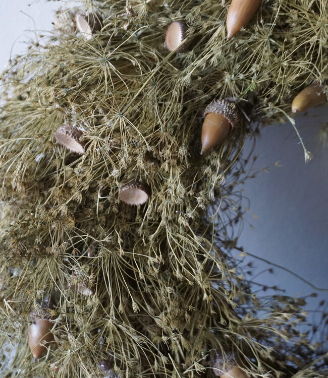 Rene Houtman Krans | Herfst De Luxe | Groen | H10 x D40 cm