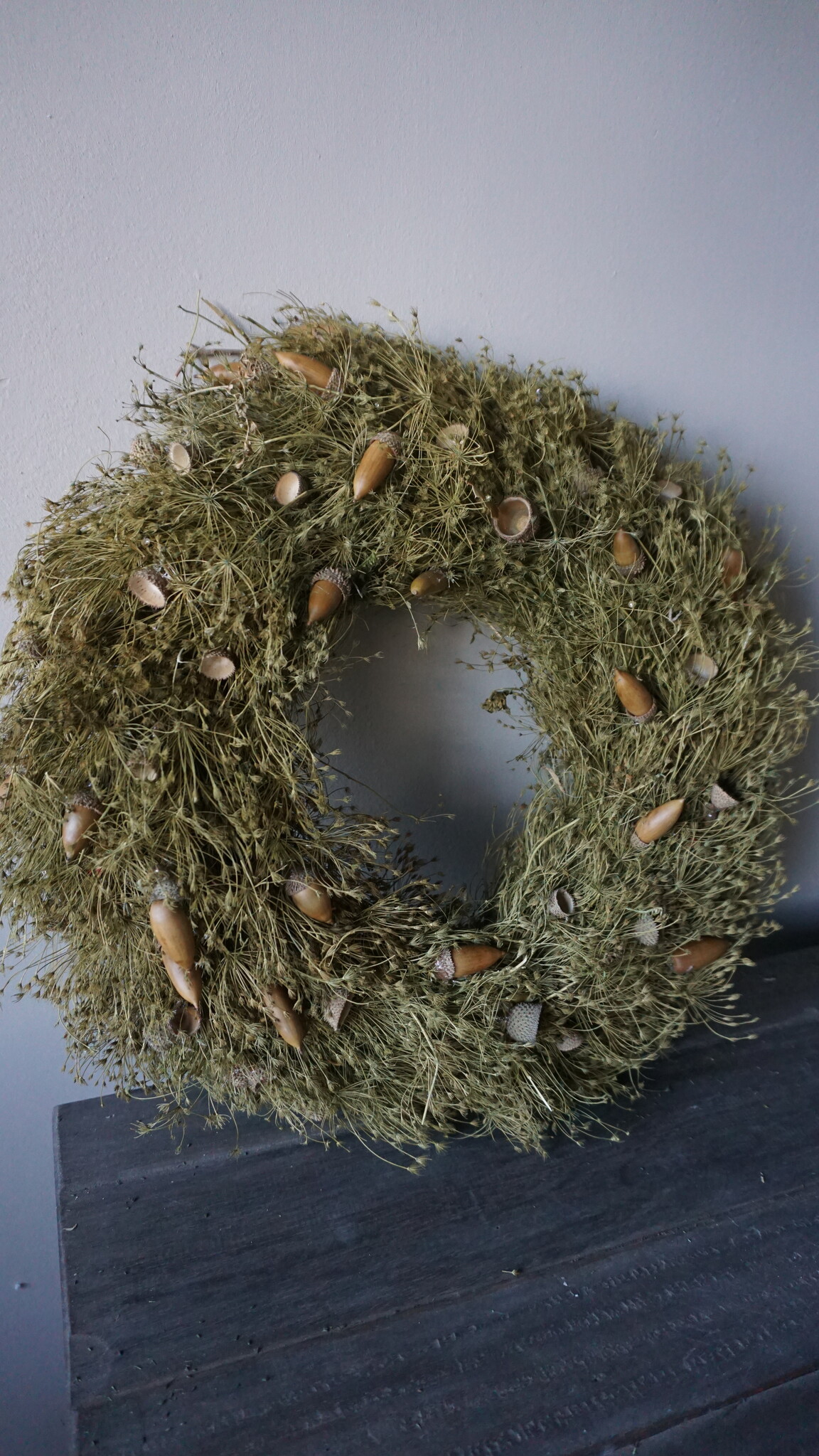 Rene Houtman Krans | Herfst De Luxe | Groen | H10 x D40 cm