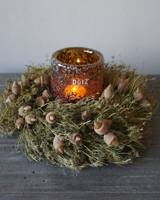 Rene Houtman Krans | Herfst De Luxe | Groen | H10 x D30 cm