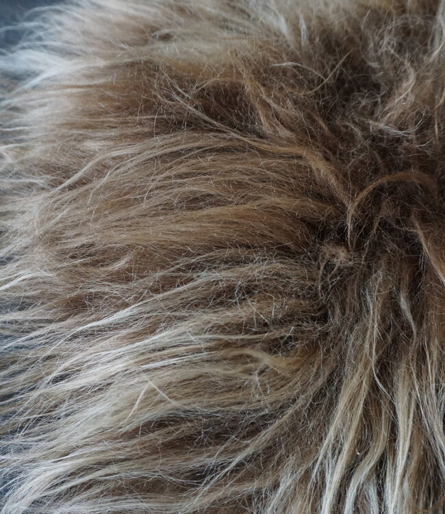 Rene Houtman IJslands Schapenvacht bruin - Langharig