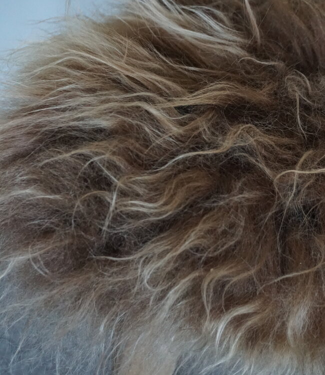 Rene Houtman IJslands Schapenvacht bruin - Langharig