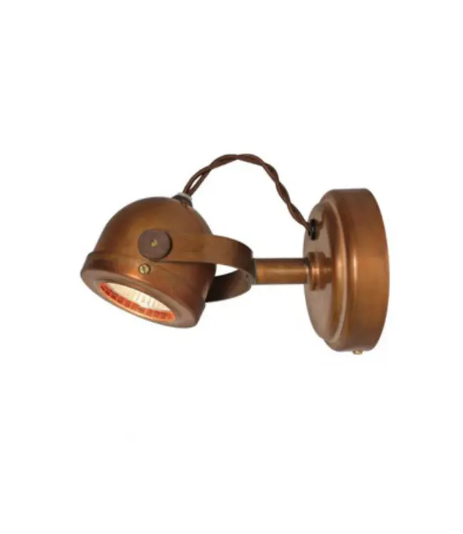 Frezoli Daria Wandlamp | Bruin Patina | Koper