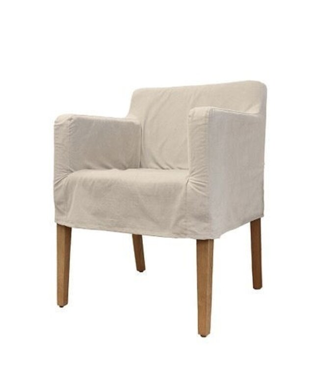 LEEFF Dining Chair | Linnen | H82 x B62 x D63 cm | 2 Kleuren