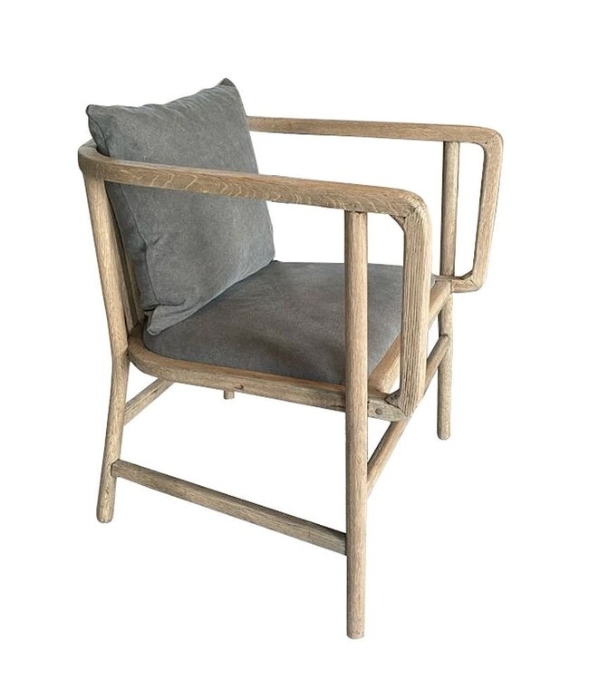 LEEFF Lisa Stoel | Linnen | H71 x B60 x D66 cm | 2 Kleuren