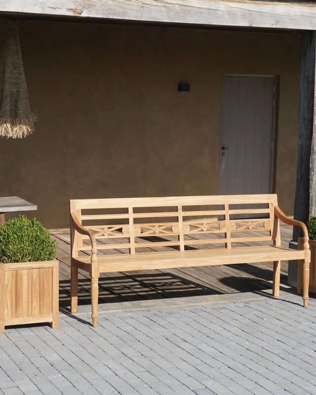 Rene Houtman Tuinbank Sunny | Teakhout | Meerdere Maten