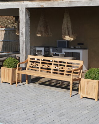 Rene Houtman Tuinbank Sunny | Teakhout | Meerdere Maten