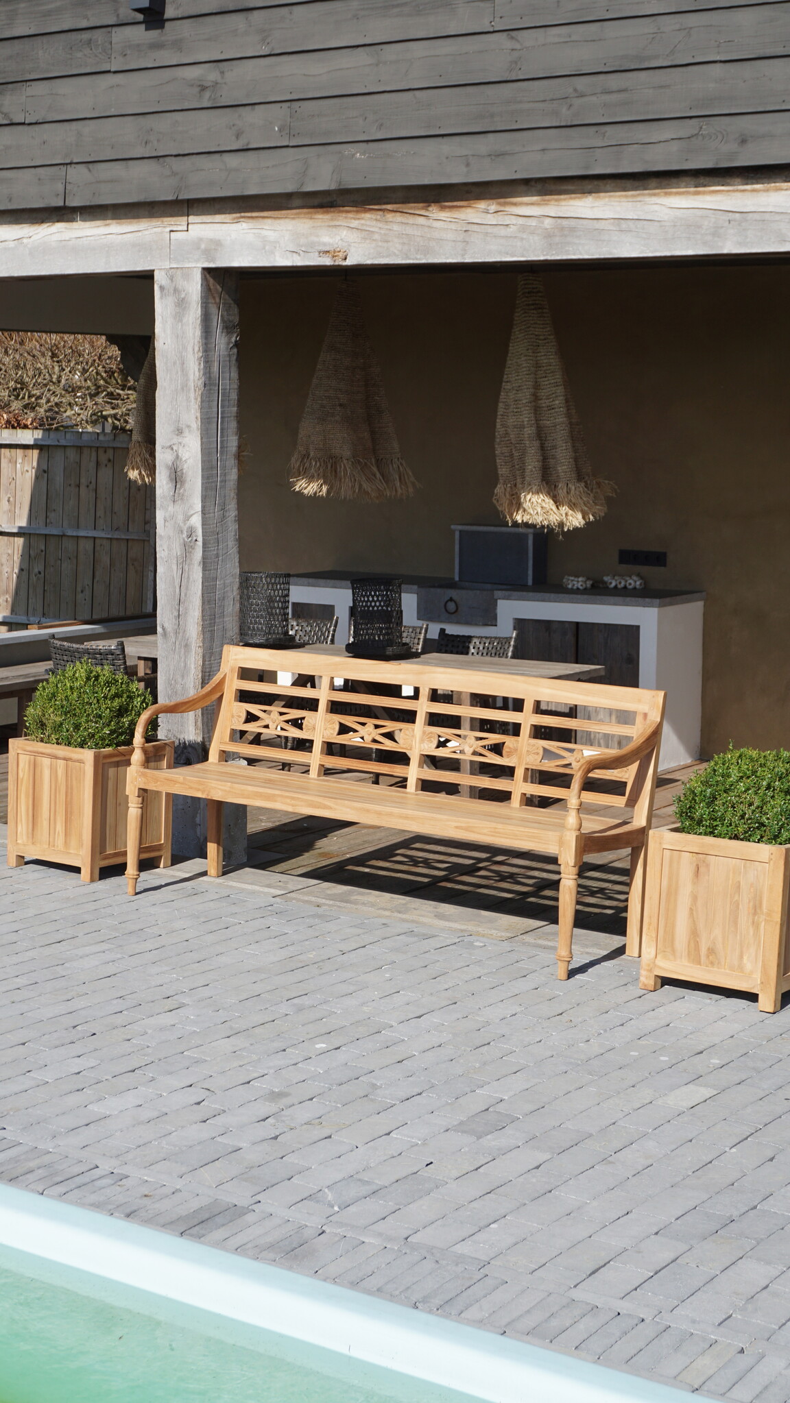 Rene Houtman Tuinbank Sunny | Teakhout | Meerdere Maten
