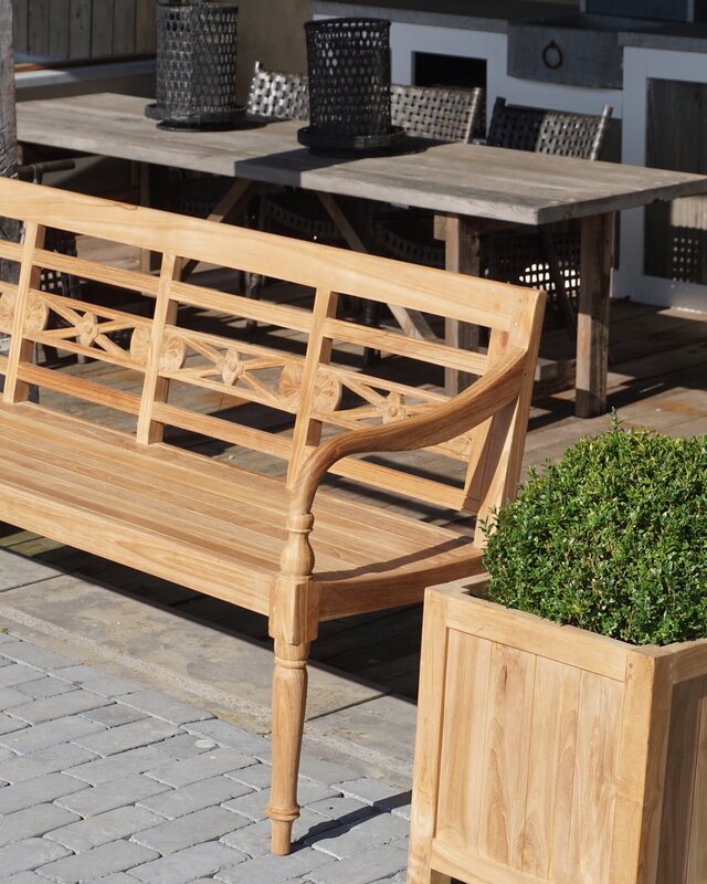 Rene Houtman Tuinbank Sunny | Teakhout | Meerdere Maten