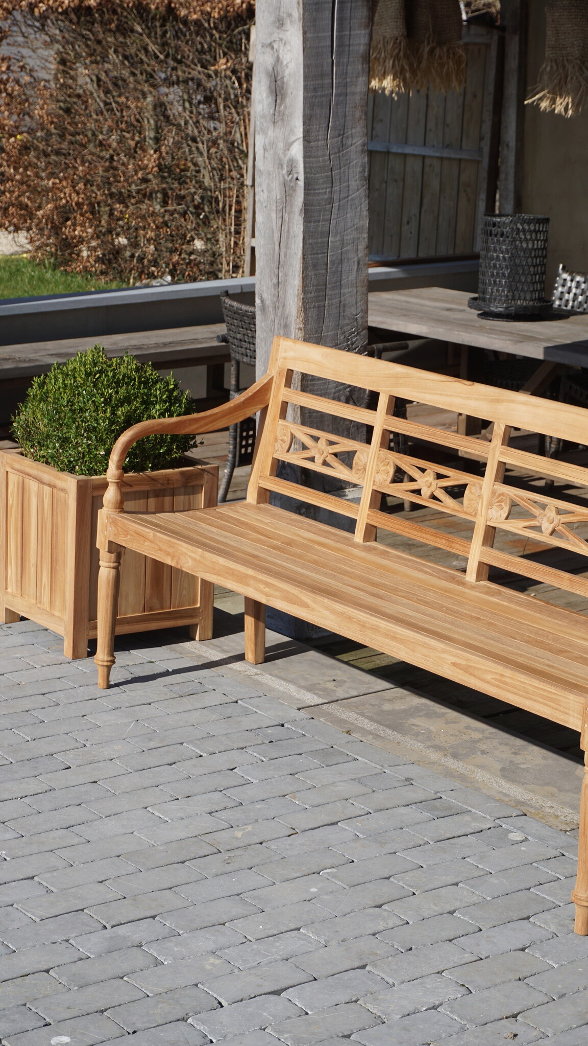 Rene Houtman Tuinbank Sunny | Teakhout | Meerdere Maten