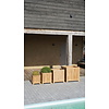 Plantenbak Tropika | Teakhout | Vierkant | Set Van 4