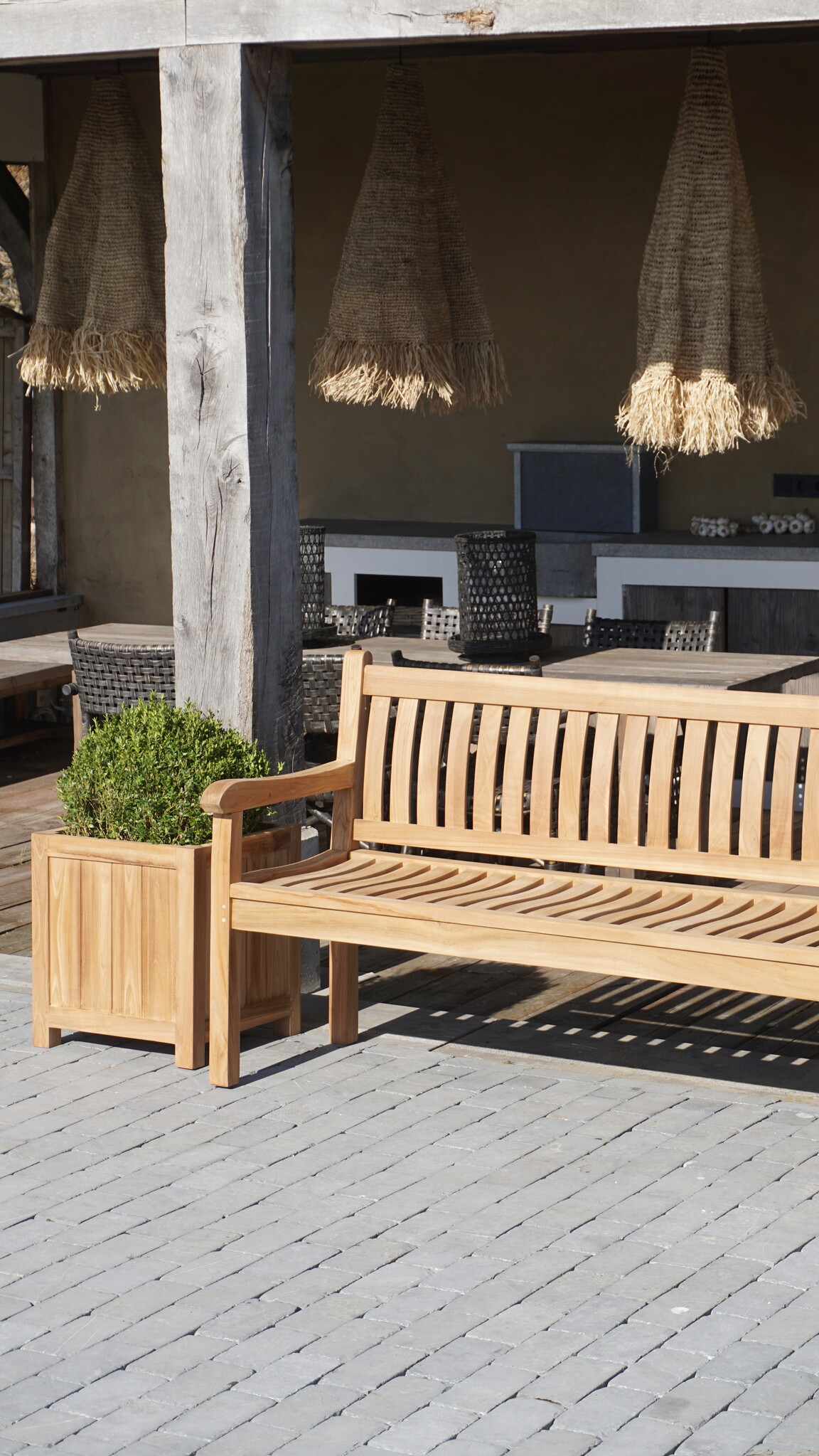 Rene Houtman Tuinbank Breezy | Teakhout | Meerdere Maten