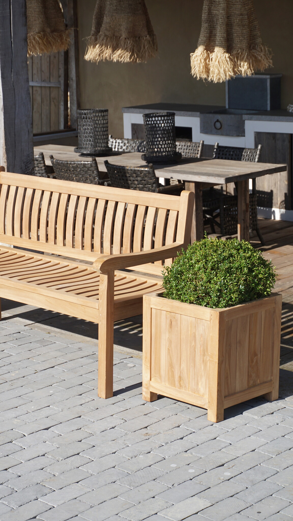 Rene Houtman Tuinbank Breezy | Teakhout | Meerdere Maten