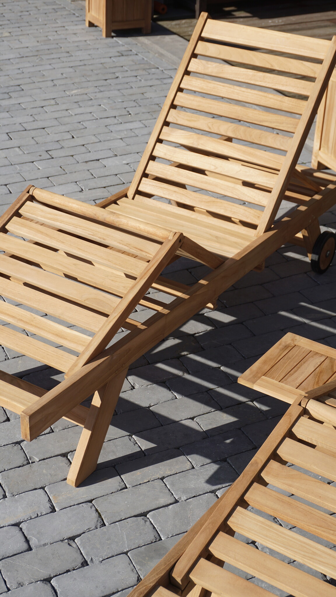 Rene Houtman Lounger Ligbed Solano | Teakhout | H35xB200xD62 cm