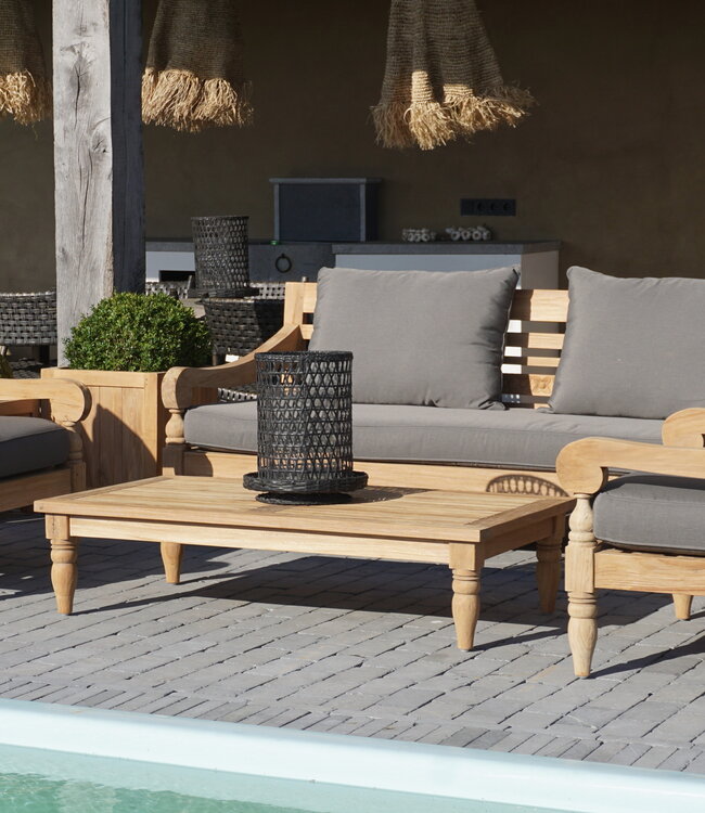 Rene Houtman Loungestoel Velora | Teakhout | Met Kussens