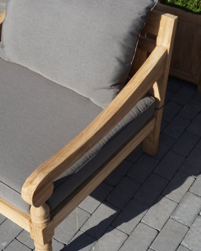 Rene Houtman Loungestoel Velora | Teakhout | Met Kussens
