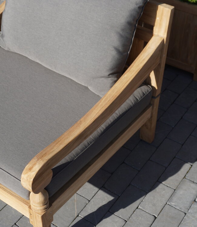 Rene Houtman Loungestoel Velora | Teakhout | Met Kussens