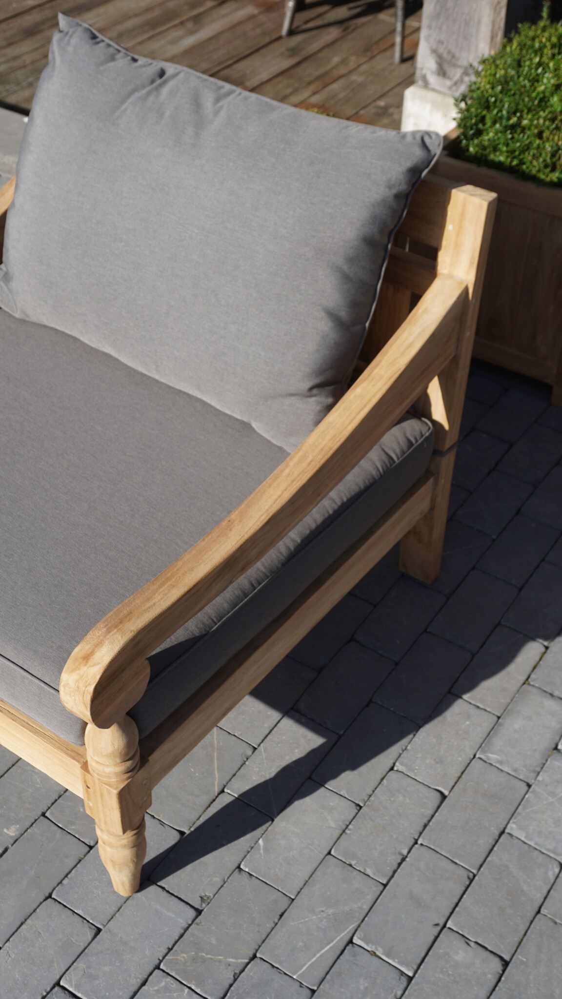Rene Houtman Loungestoel Velora | Teakhout | Met Kussens