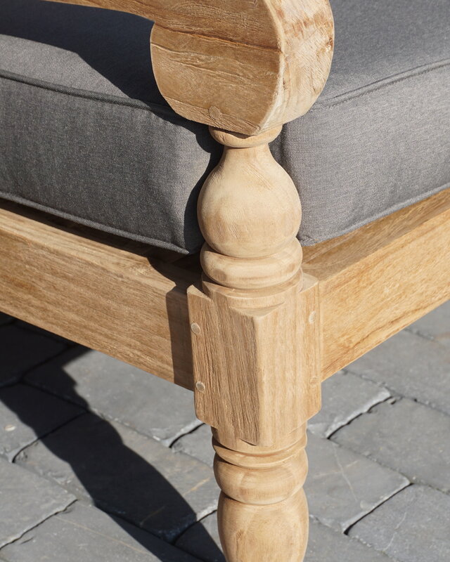 Rene Houtman Loungebank Velora | Teakhout | Met Kussens