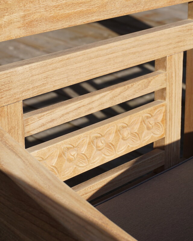 Rene Houtman Loungebank Velora | Teakhout | Met Kussens