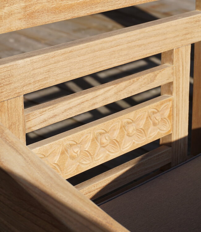 Rene Houtman Loungebank Velora | Teakhout | Met Kussens