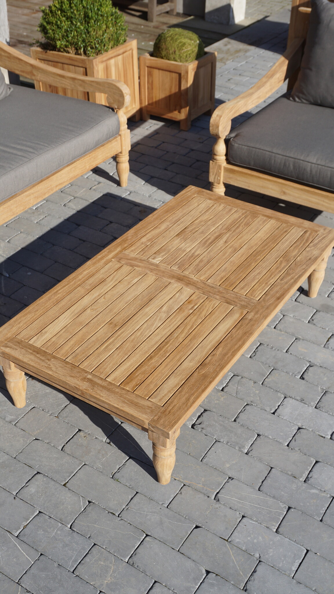 Rene Houtman Salontafel Velora | Teakhout | Rechthoek | 3 Maten