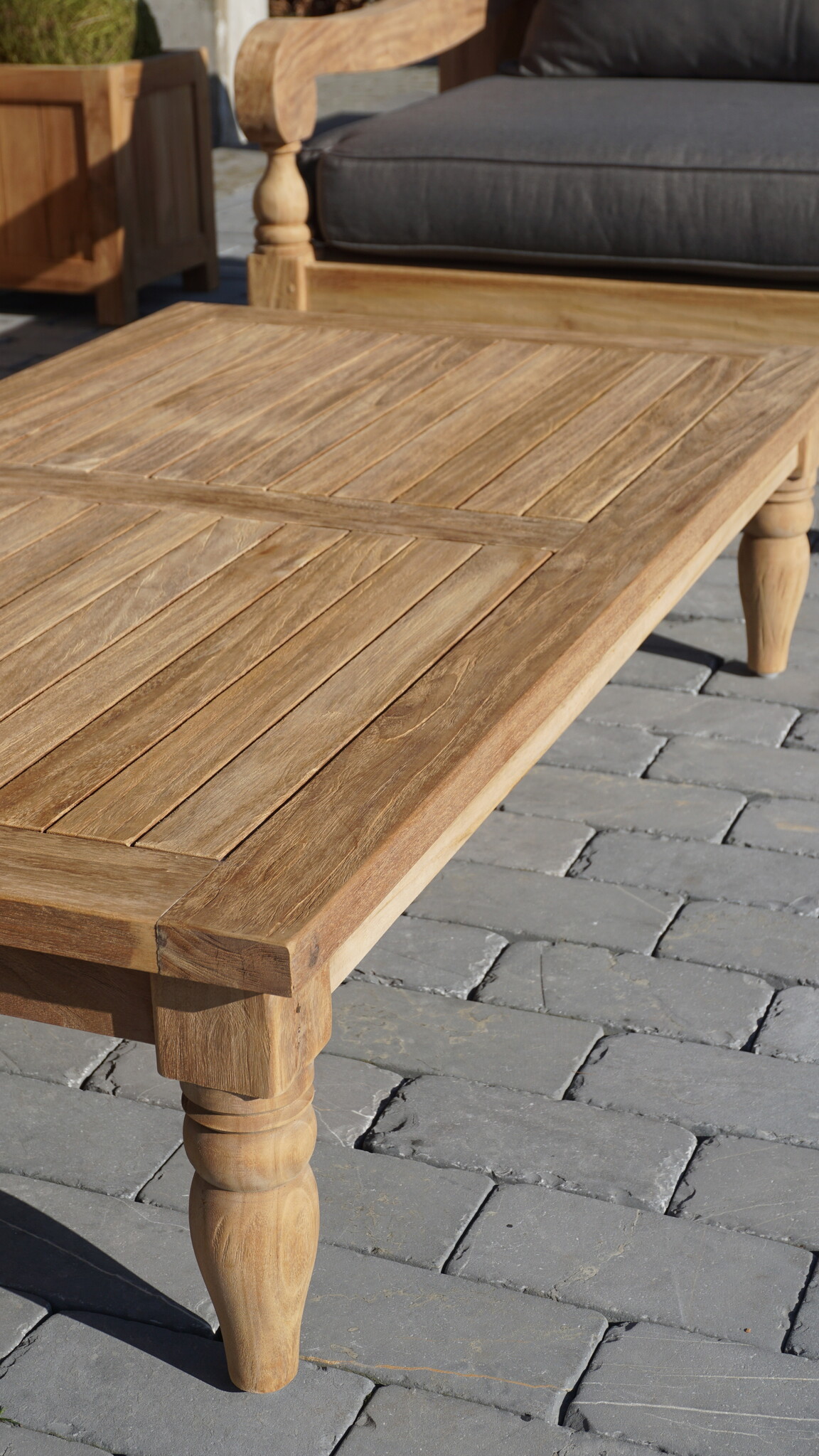 Rene Houtman Salontafel Velora | Teakhout | Rechthoek | 3 Maten