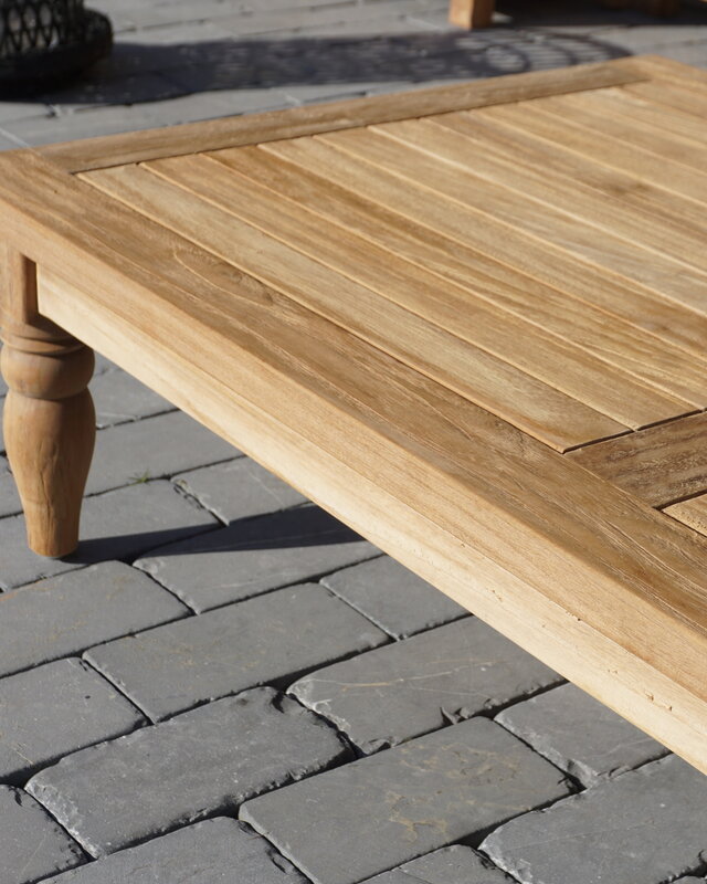 Rene Houtman Salontafel Velora | Teakhout | Rechthoek | 3 Maten