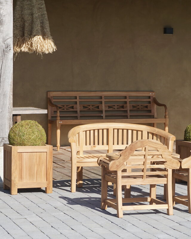 Rene Houtman Kinder Loungestoel Tiki | Teakhout | H53xB54xD34 cm