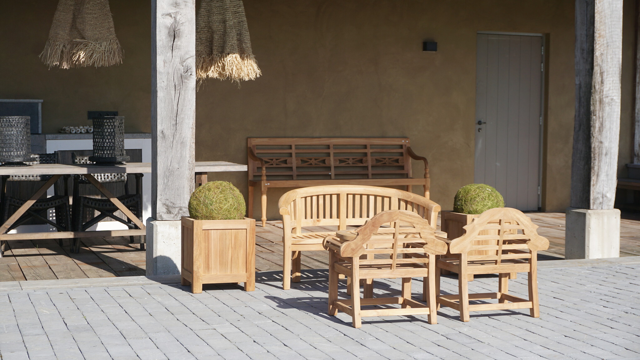 Rene Houtman Kinder Loungestoel Tiki | Teakhout | H53xB54xD34 cm