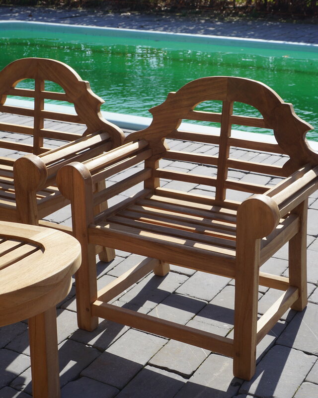 Rene Houtman Kinder Loungestoel Tiki | Teakhout | H53xB54xD34 cm