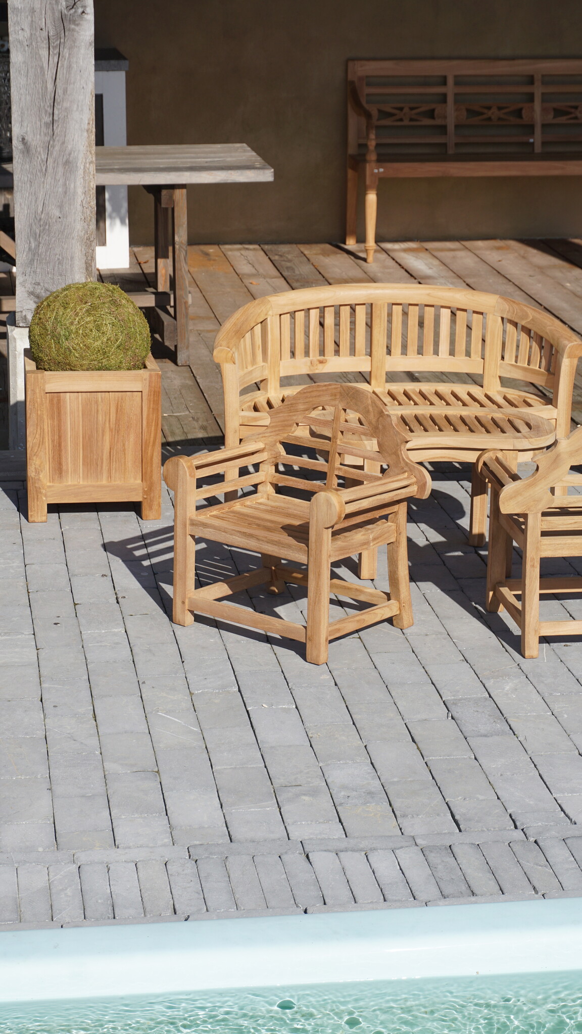 Rene Houtman Kinder Loungestoel Tiki | Teakhout | H53xB54xD34 cm