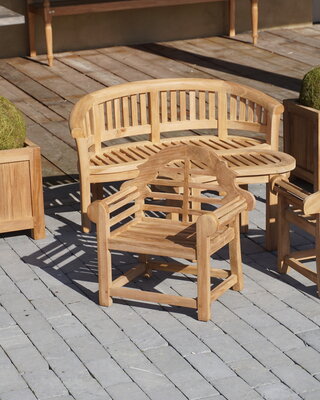 Rene Houtman Kinder Loungestoel Tiki | Teakhout | H53xB54xD34 cm