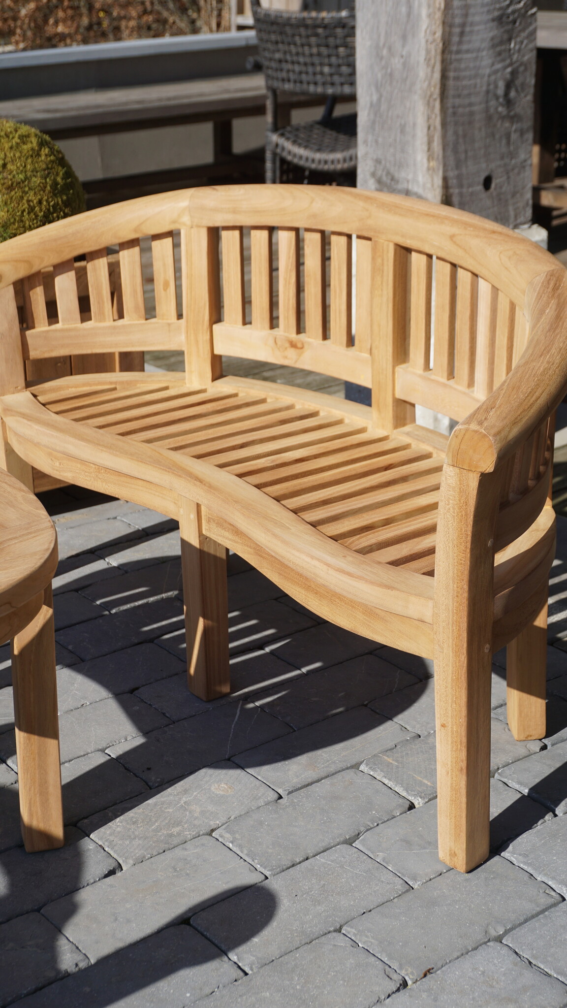 Rene Houtman Kinder Loungebank Tiki | Teakhout | H57xB99xD34 cm