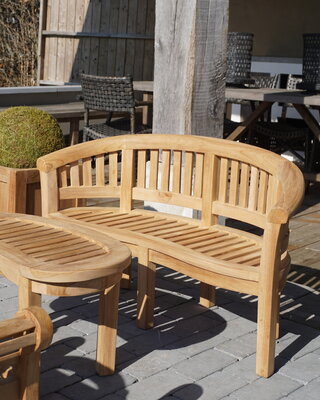 Rene Houtman Kinder Loungebank Tiki | Teakhout | H57xB99xD34 cm