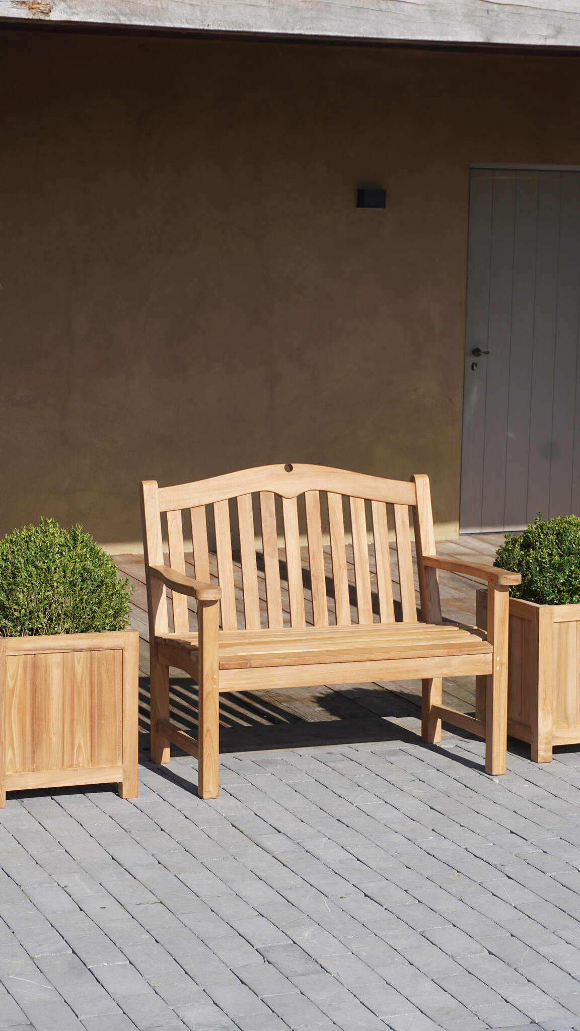 Rene Houtman Loungebank Horizon | Teakhout | Kies Maat!