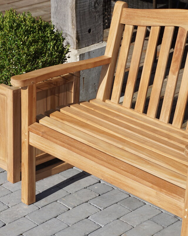 Rene Houtman Loungebank Horizon | Teakhout | Kies Maat!