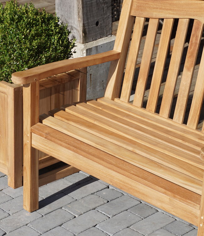 Rene Houtman Loungebank Horizon | Teakhout | Kies Maat!