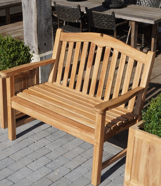 Rene Houtman Loungebank Horizon | Teakhout | Kies Maat!