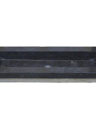 Wiesbaden Raw Wastafel | Enkel | Zonder Kraangat | 120x46x5 cm