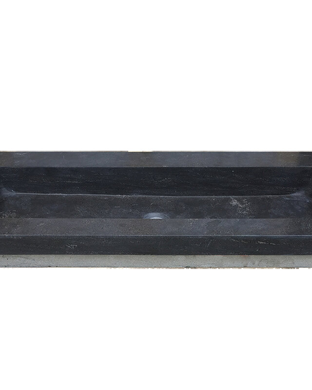 Wiesbaden Raw Wastafel | Enkel | Zonder Kraangat | 120x46x5 cm