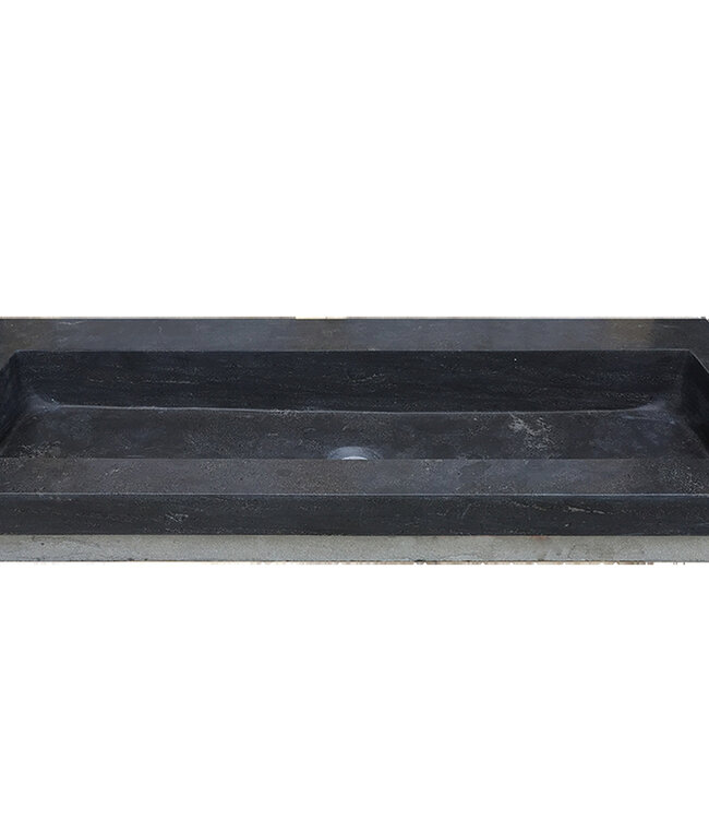 Wiesbaden Raw Wastafel | Enkel | Zonder Kraangat | 120x46x5 cm