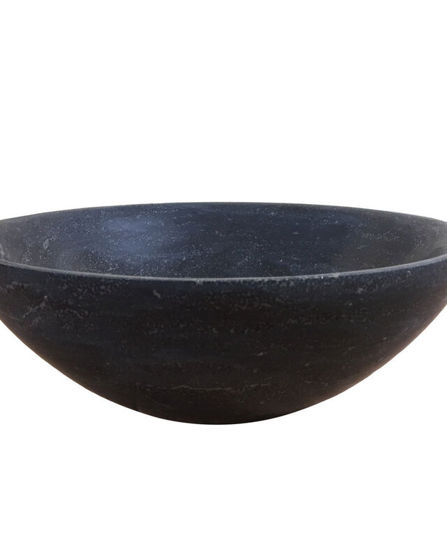 Wiesbaden Raw Waskom | Hardsteen Gezoet | 32x12 cm